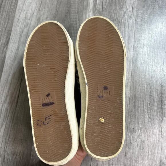 madewell Sidewalk Low-Top Sneakers in Suede and Spot Calf Size 6 1/2 - Picture 7 of 11